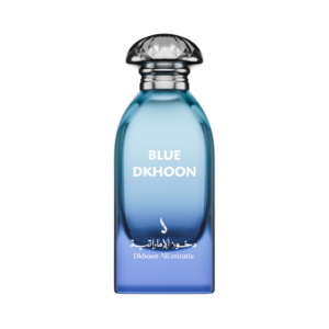 Blue Dkhoon by Dkhoni, fresh aromatic eau de parfum bottle